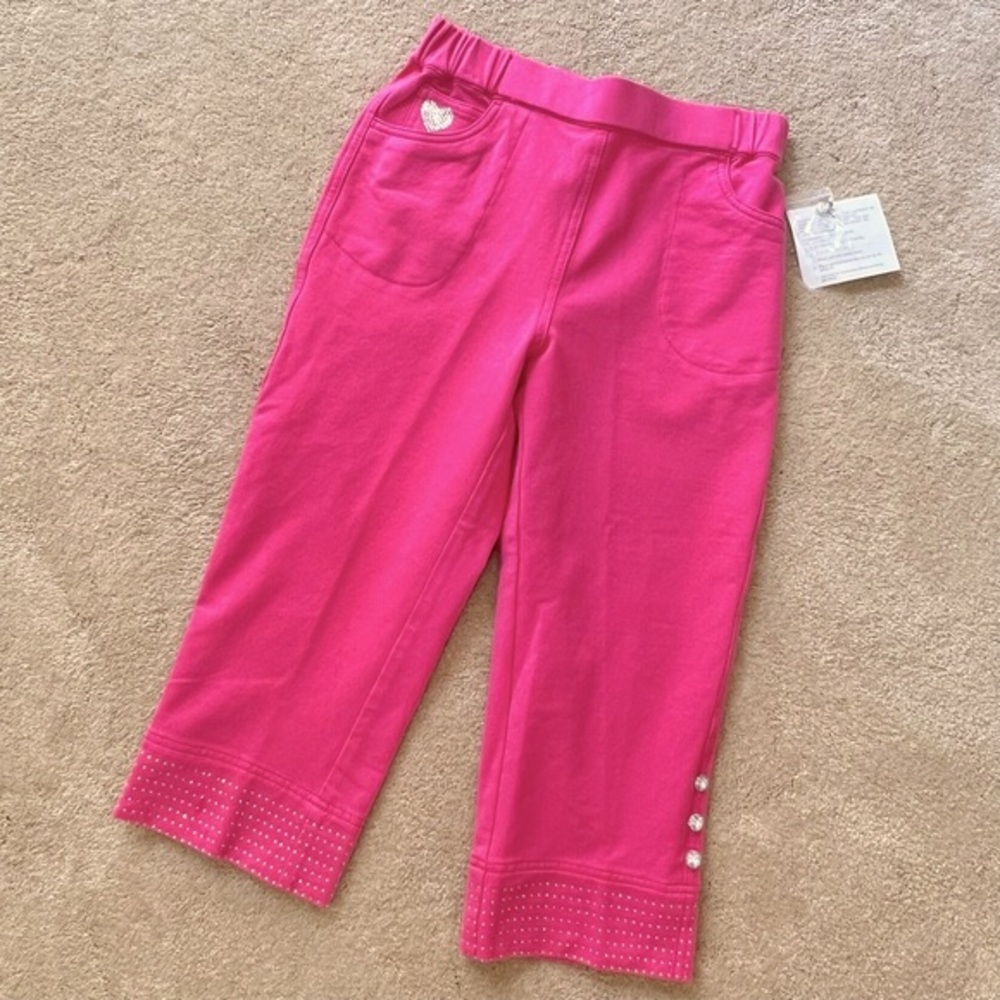 DreamJeannes by Quacker Factory Pull On Crop Pants Resortwear Vacation